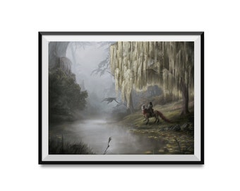 A Disturbed Respite Print | Original Fantasy Art