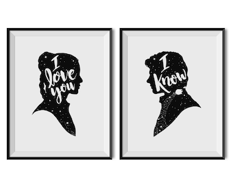 I Love You I Know Prints | Star Wars Art