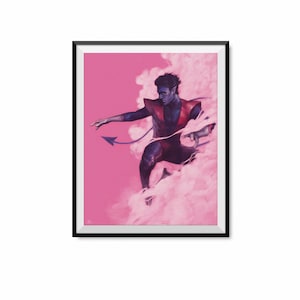 Nightcrawler BAMF! Print | X-Men Art