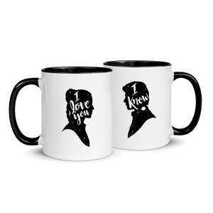 Kubki ceramiczne Kocham Cię Wiem | Kubki Star Wars