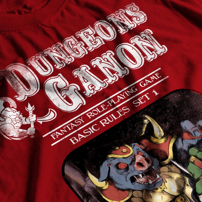 Dungeons & Ganon Shirt Zelda Apparel image 2