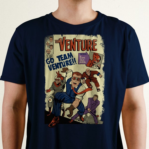 Team Venture Comics Shirt | Venture Bros Apparel