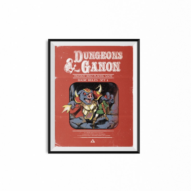 Dungeons & Ganon Print Zelda Art image 1