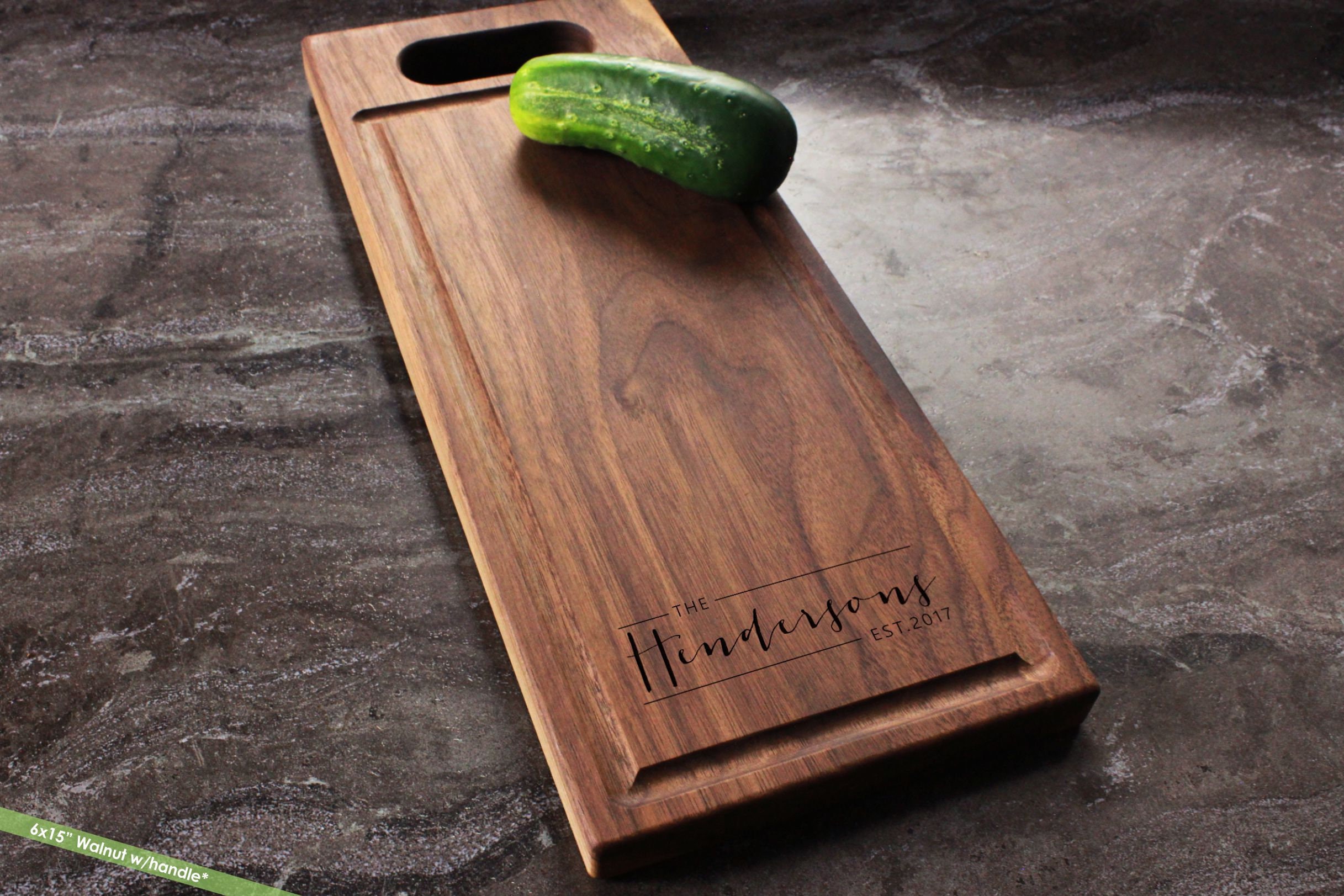 Personalized Cheese Board Custom Engraved Family Name Etsy