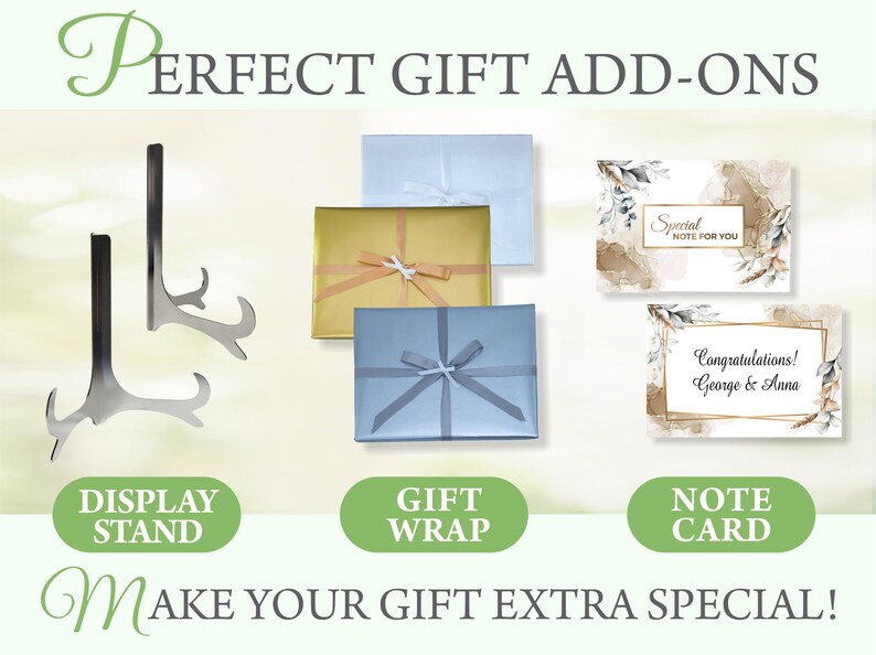 Elegant Gift Wrap Add-on: Brocade Silver, Gold or White image 5
