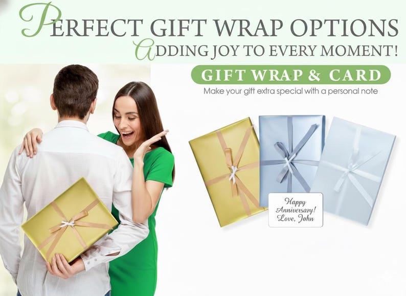Elegant Gift Wrap Add-on: Brocade Silver, Gold or White image 3