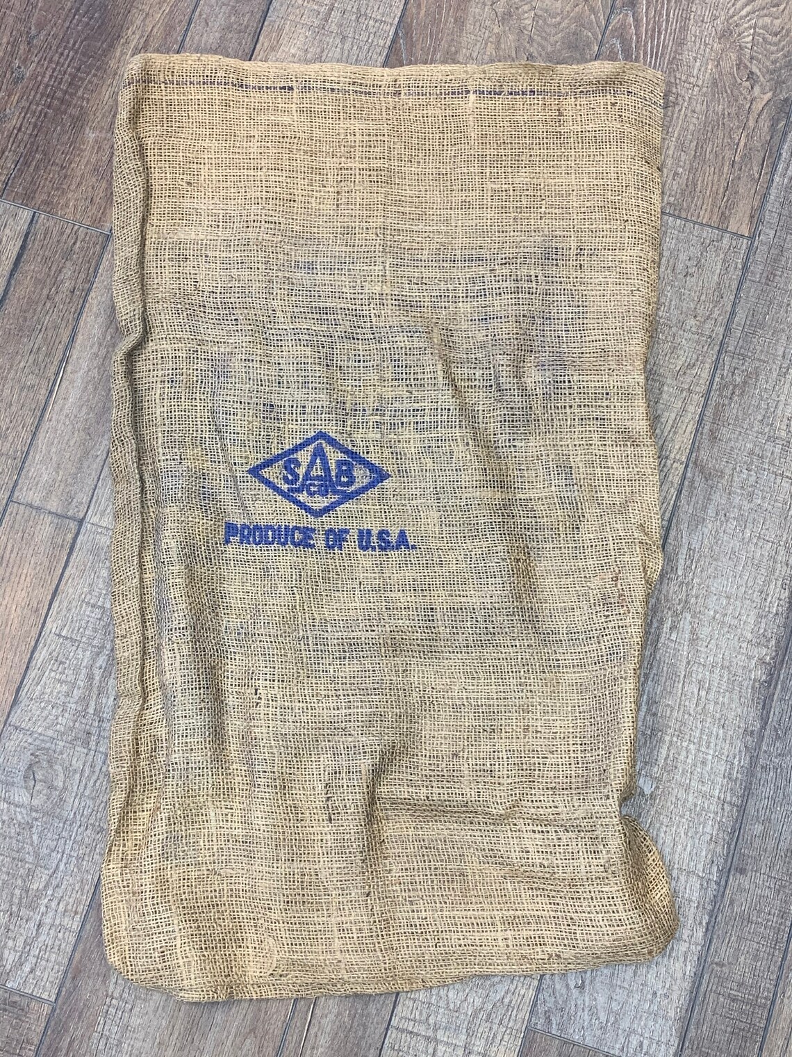 Vintage Burlap Potato Sack, Fresh Potatoes 50 Lb Bag Etsy