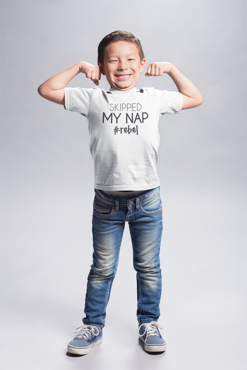 Skipped My Nap rebel / Toddler Shirt / Toddler Graphic Tee / Infant Shirt / Funny Kids Shirt image 2