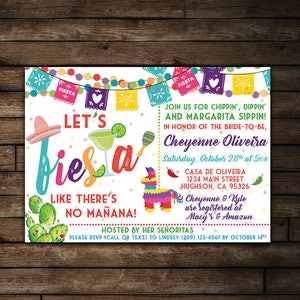Fiesta Bridal Shower Invitation