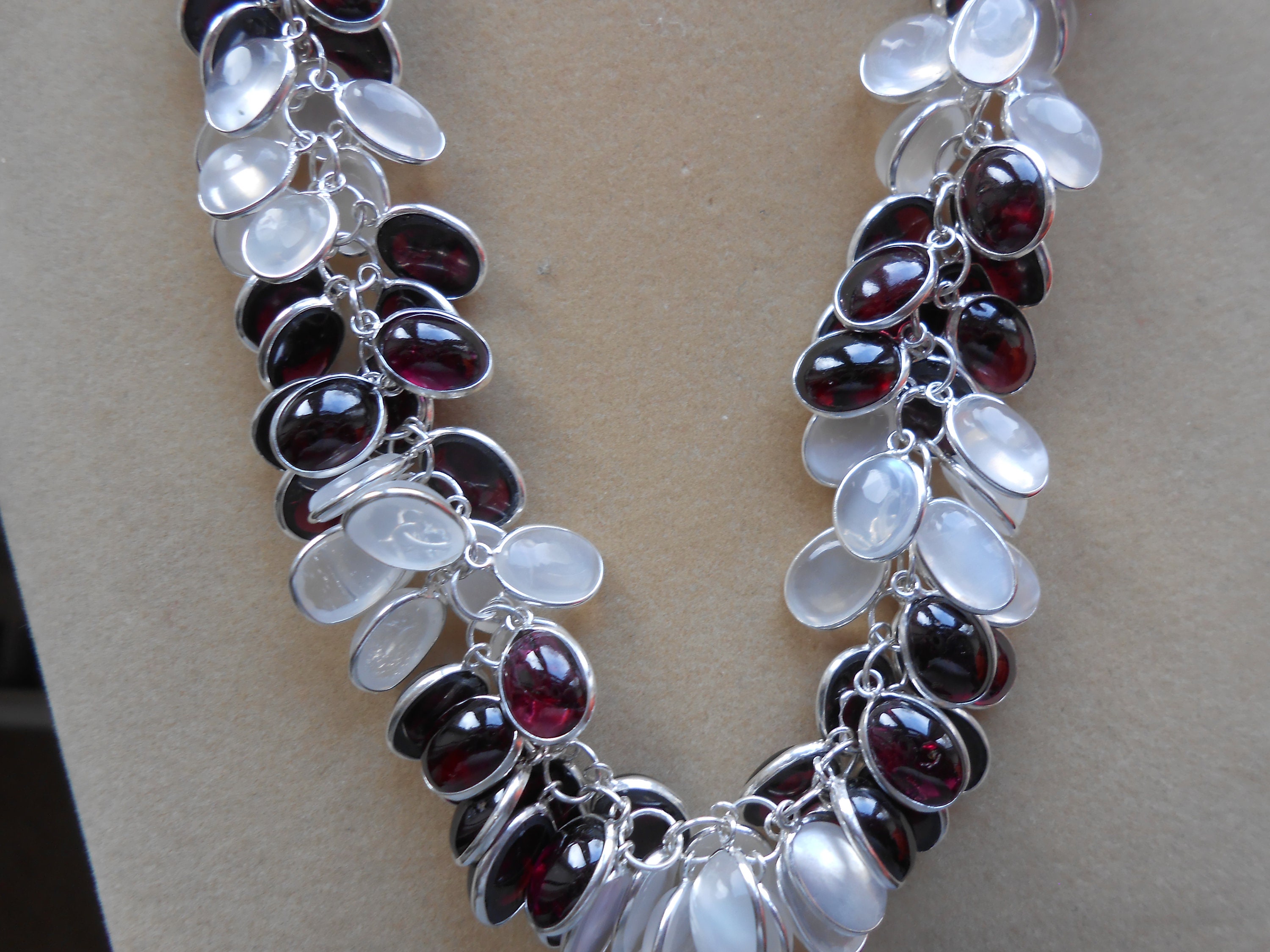 Hallmark Sterling Silver Sri Lanka Bunch Necklace N20