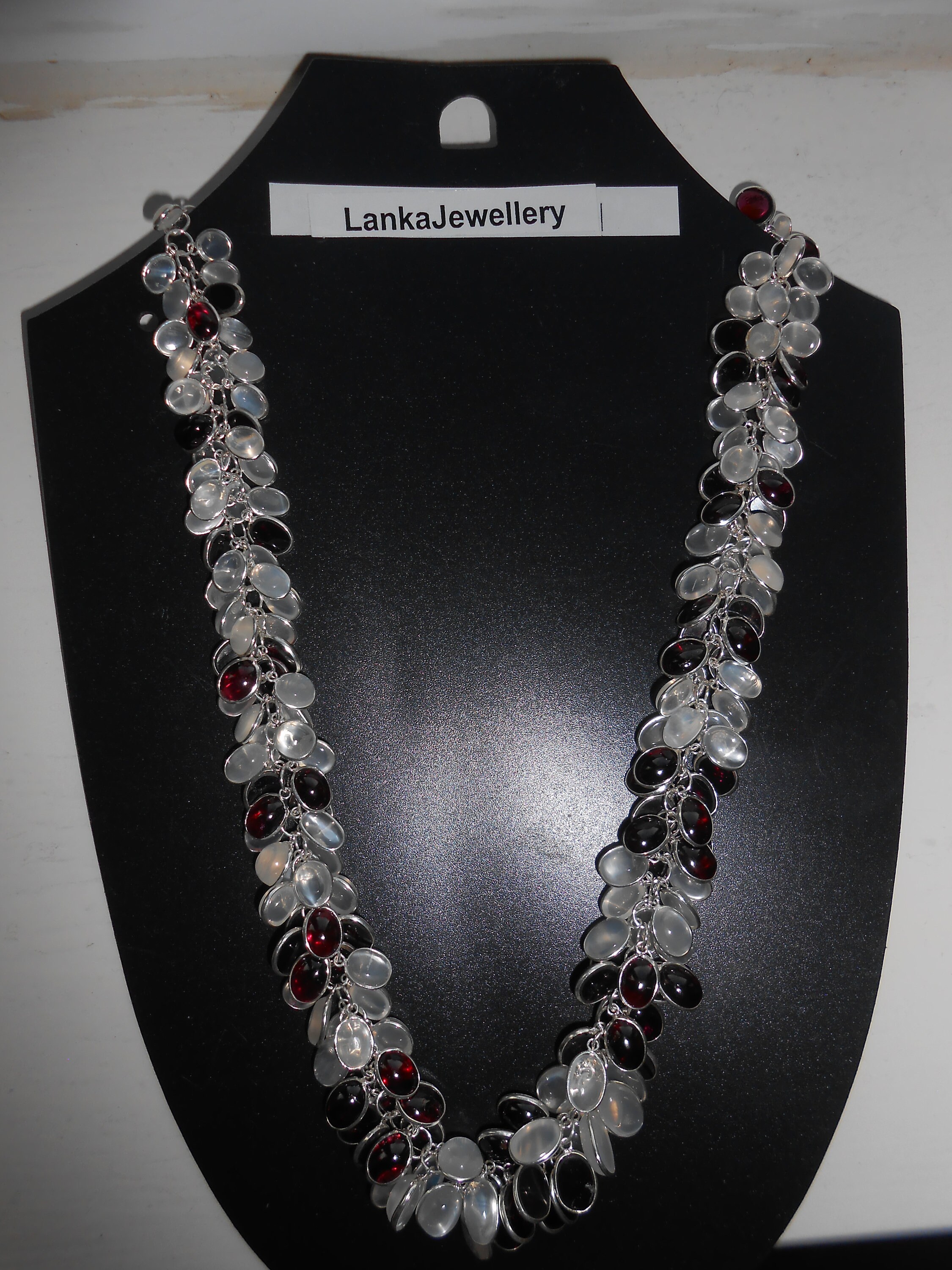 Hallmark Sterling Silver Sri Lanka Bunch Necklace N20