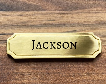 Brass Sign, Custom Door Sign, Personalized Sign, Family Name Sign, Brass Plaque, Front Door Sign, Engraved Brass Sign