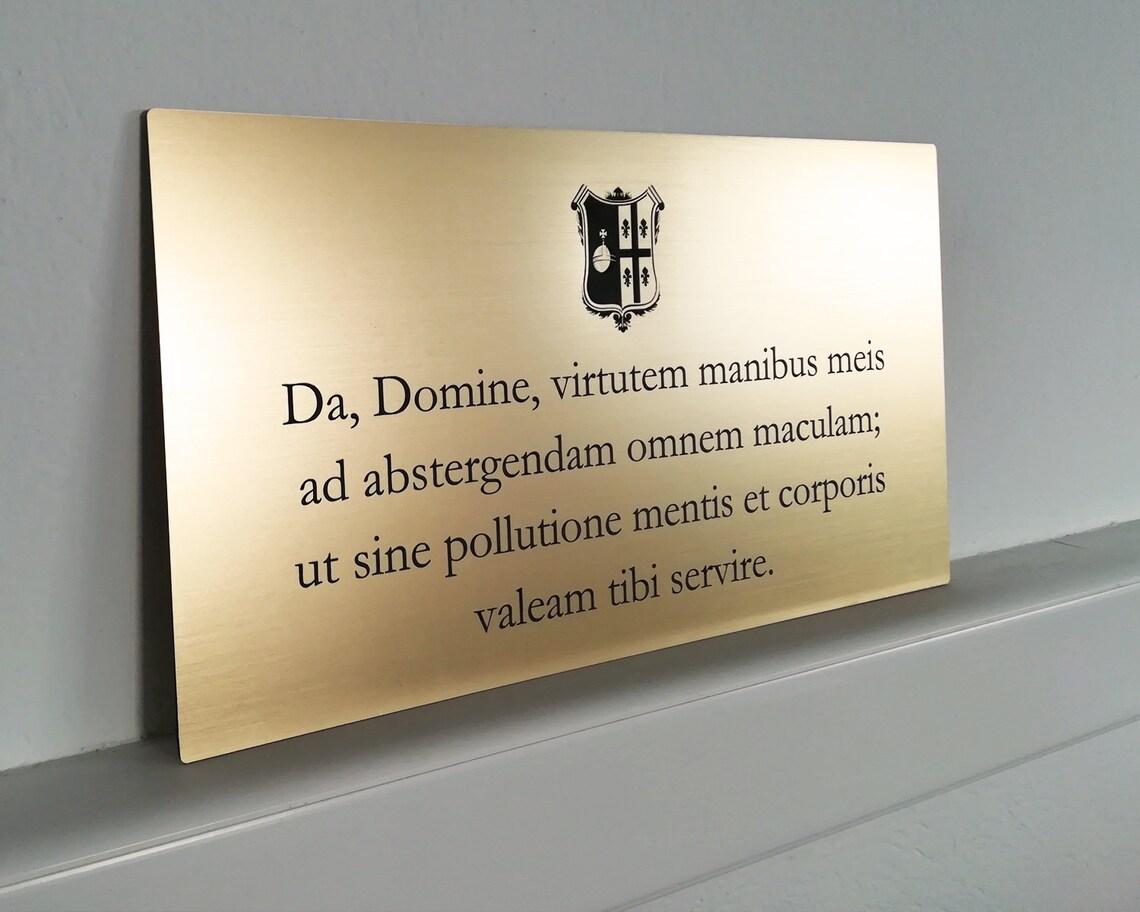 Custom Engraved Office Sign Personalized Door Sign Engraved Etsy