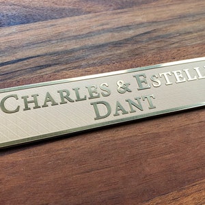 Custom Brass door signs & plaques - Customized size plaques - Custom name signs - Door Sign - Custom Sign - Custom Name Plate - Name Sign