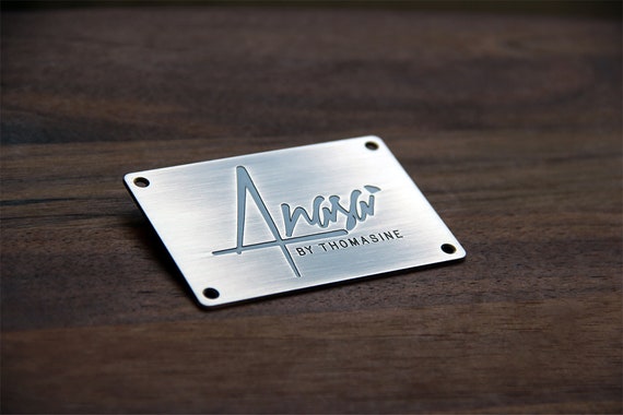 Custom Stainless Steel Asset Tags - Engraved Metal Tags Up to 4x2