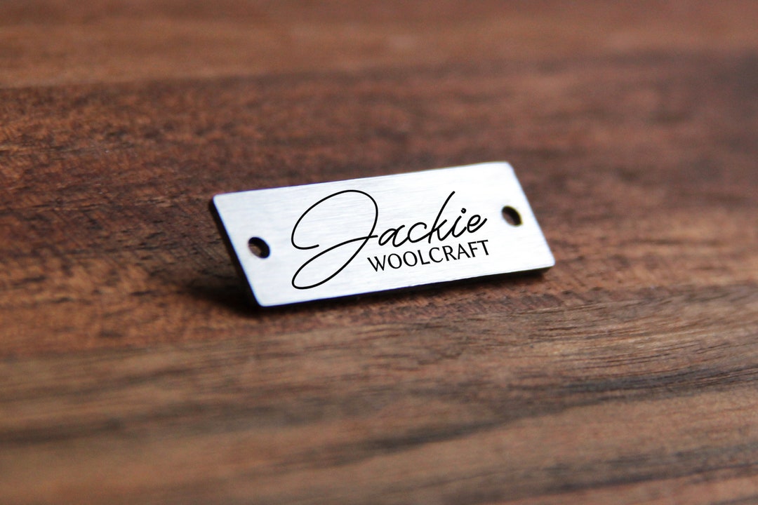 Metal Tags, Personalized Tags, Clothing Tags, Engraved Metal Tags Etsy