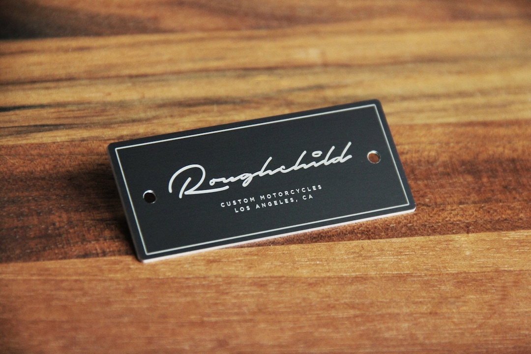 Black Metal Labels, Aluminium Tags, Fabric Labels, Metal Tags, Sewing ...