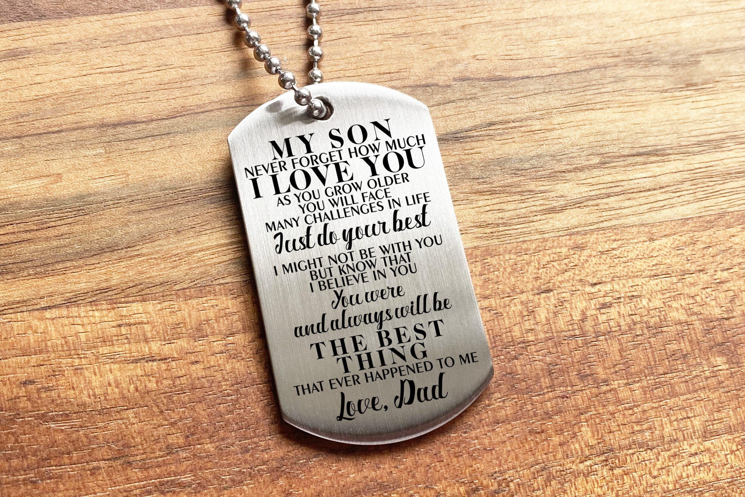 Dog tag for boys Clearance