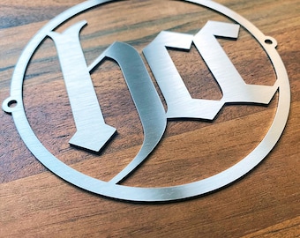 Custom Metal Logo Cutout – Stainless Steel Sign for Home, Business & Branding