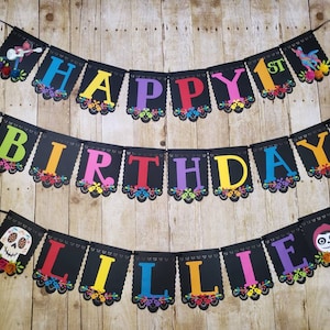 Coco Birthday Banner: Mexican Fiesta Party Decor