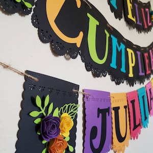 Personalisierte Fiesta Girlande: Mexikanische Party Dekoration