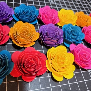 ロール紙の花| 紙の花