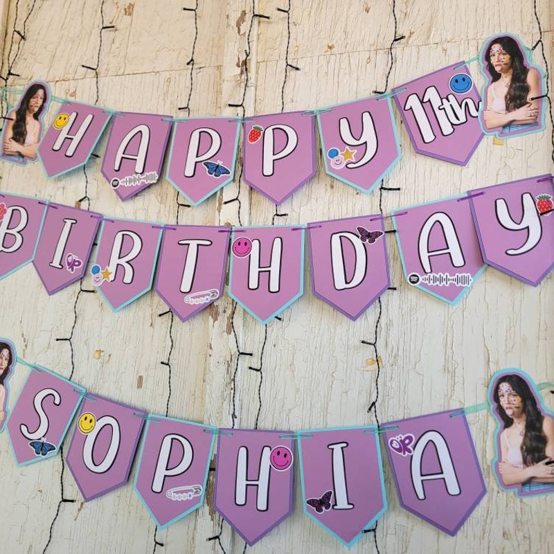 Olivia Rodrigo Birthday Decor - Etsy