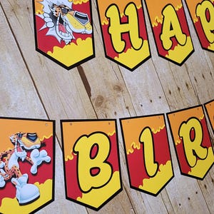 Hot cheetos birthday banner| cheetos party| hot cheetos