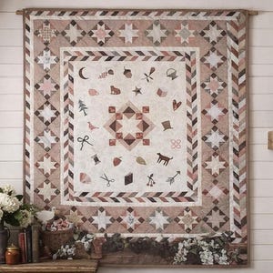 Pieceable Kingdom Memory Medallion #9714 (1997) | Quilt Pattern | Keepsake  Photo Quilt Design