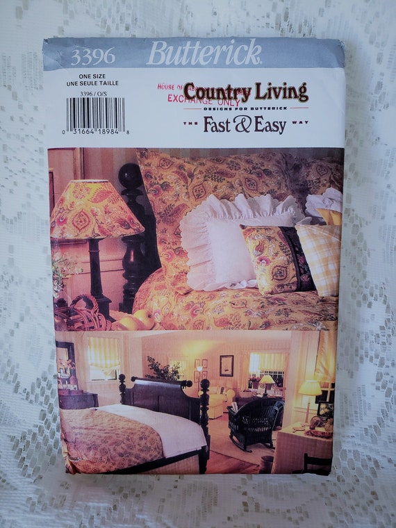 Bedroom Accessories Sewing Pattern Duvet Cover Bed Skirt Etsy