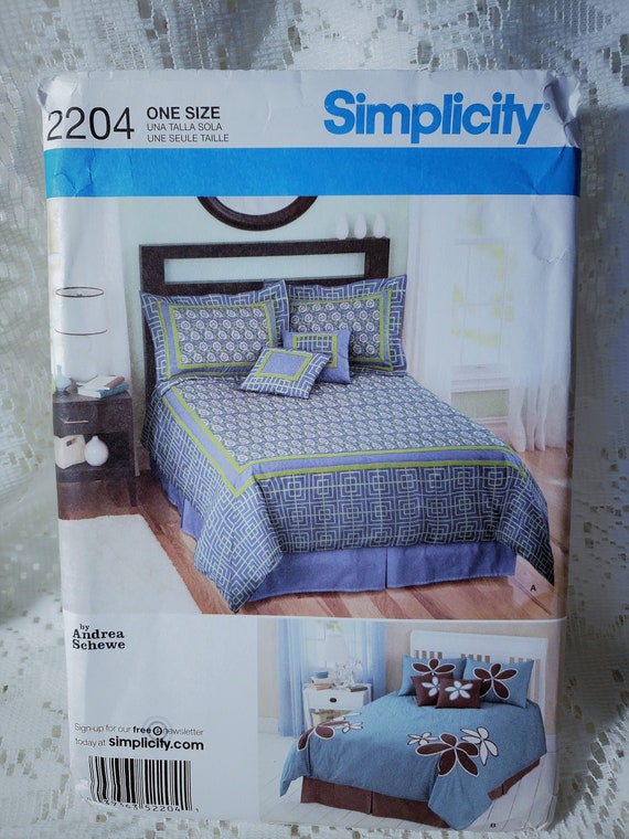 Teen Bedroom Accessories Sewing Pattern Simplicity Andrea Etsy