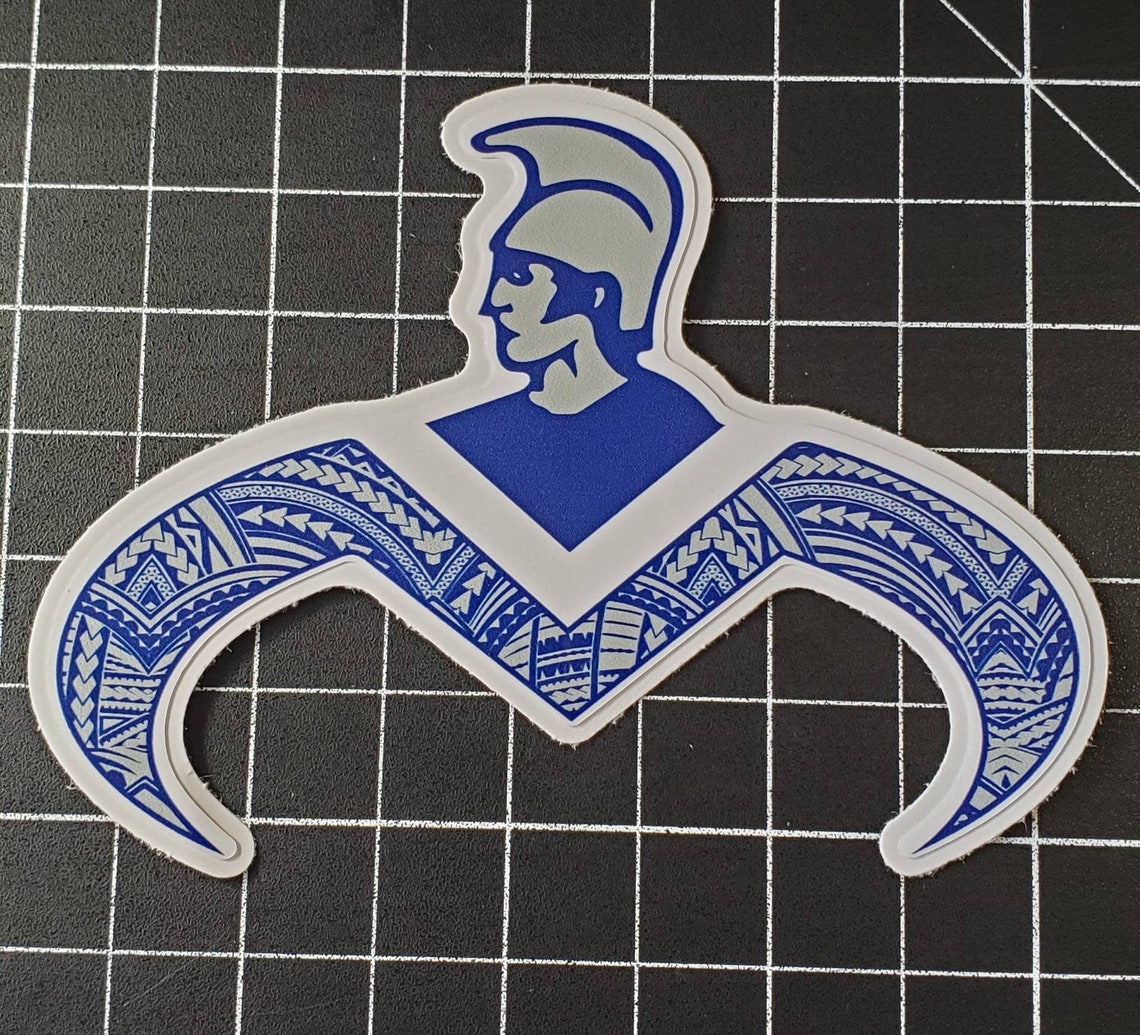 Moanalua High School Mascot 4x3 Glossy or Holographic Etsy