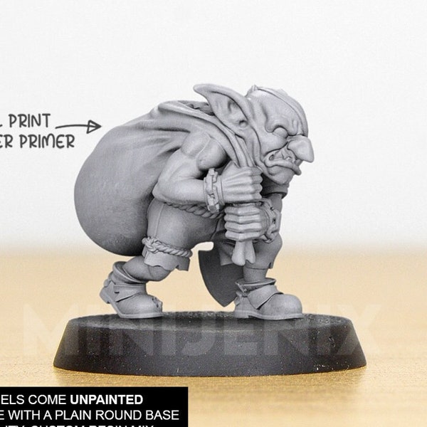 LOOT GOBLIN || D&D Resin Tabletop Miniature 32mm 28mm K04