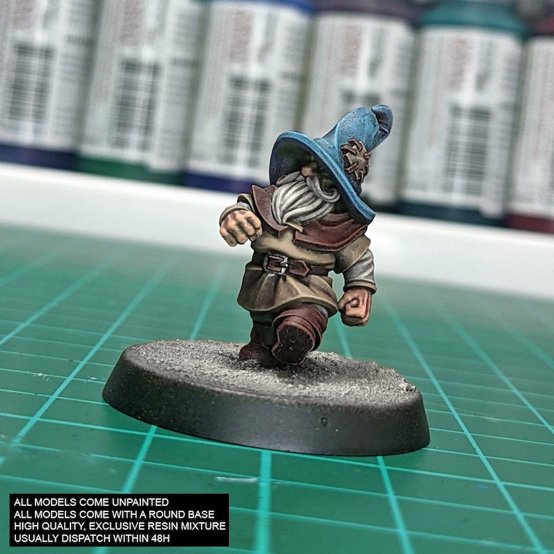 HAPPY LITTLE GNOME D&D Resin Tabletop Miniature image 1