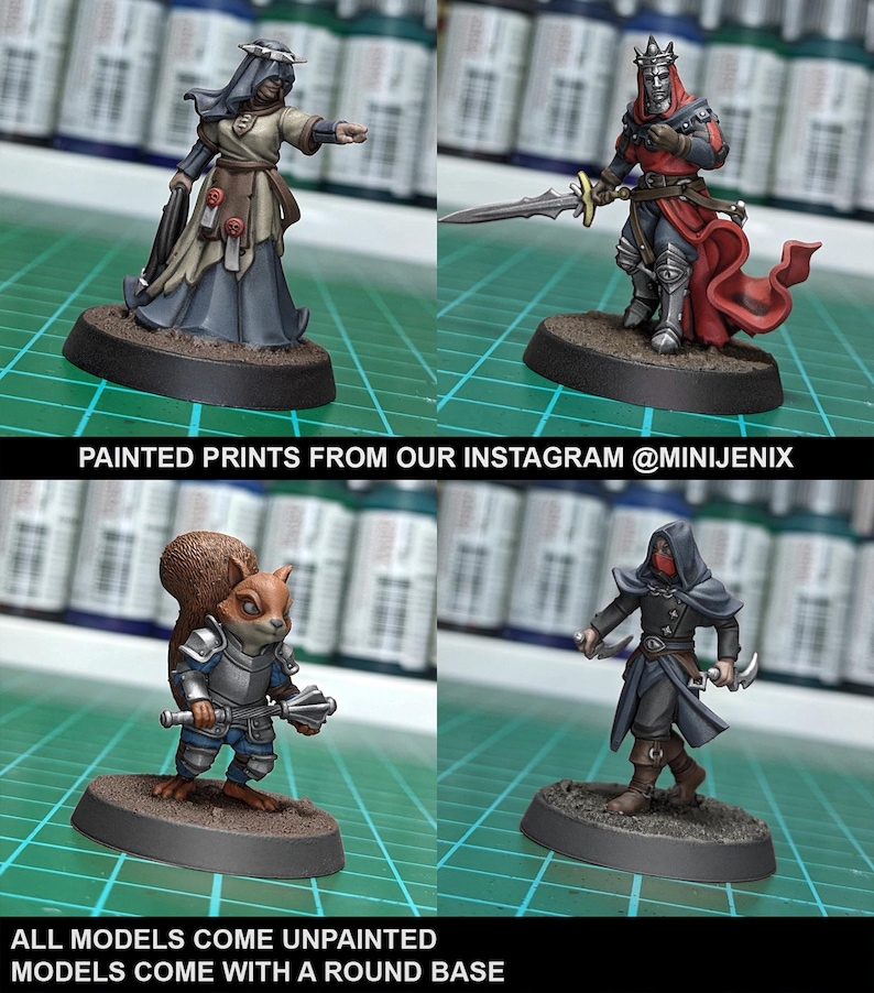 ROGUE THIEF 1 Artisan Guild, Assassin, Tabletop Unpainted Resin