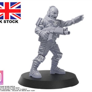 C94 BLACK OPS SOLDIER Sci-Fi: Military, Cyberpunk, Resin Miniature 28mm 32mm