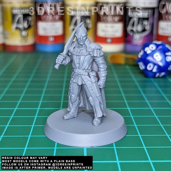 RAUMPIRATEN || Cyberpunk Infinity Inquisitor Resin Tabletop Miniatur D55