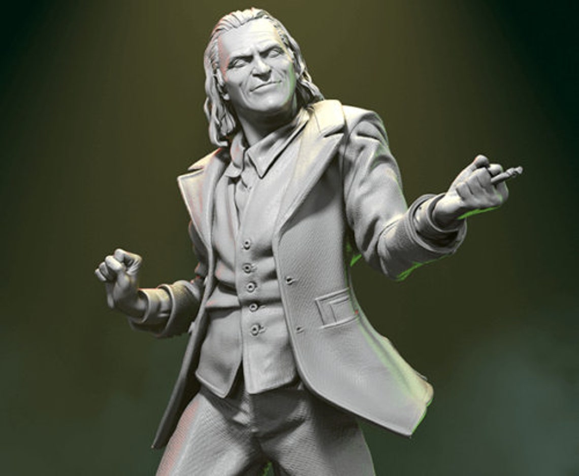 joker resin statue