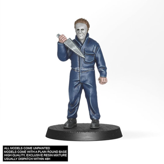 MASKED SLASHER || Horror Retro Miniature Resin Model Kit 32mm 28mm C43