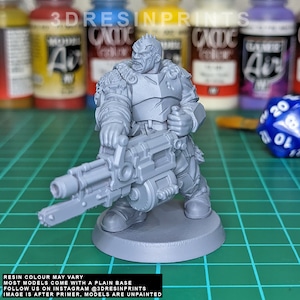 DEMON OGRE || Cyberpunk Sci-Fi Resin Tabletop Miniature D57