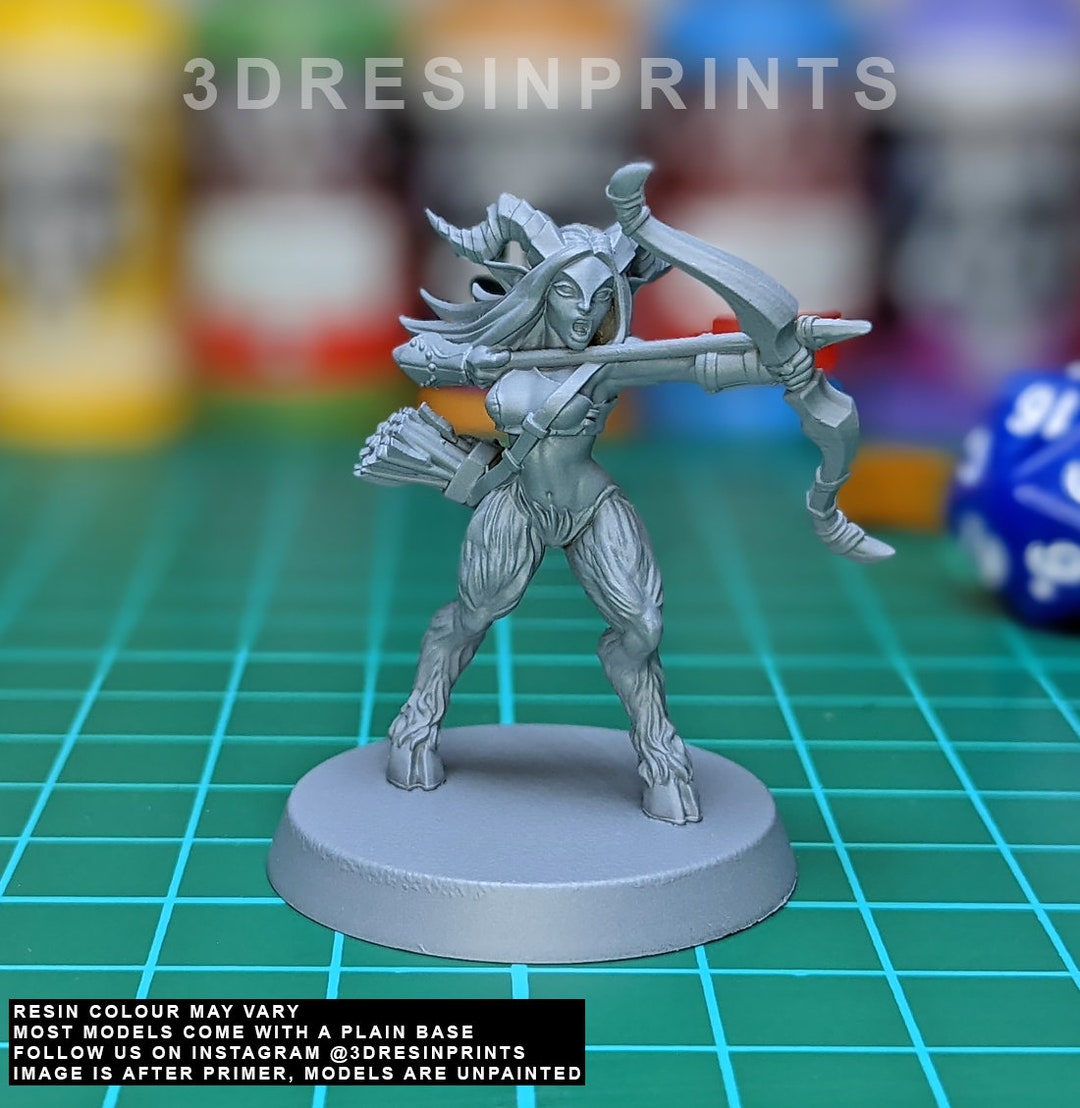 C33 FAUN SATYR RANGER Fantasy Resin Miniature 28mm 32mm - Etsy UK