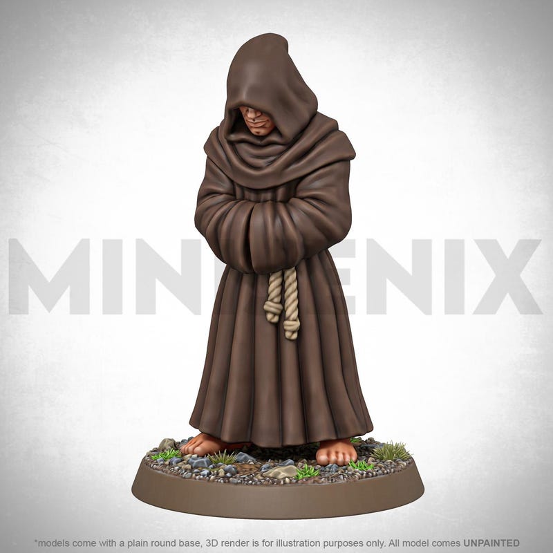 Statues Monks - Etsy UK