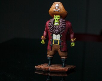 Monkey Island Le Chuck || Custom Resin Model Kit Miniature Diorama Figure
