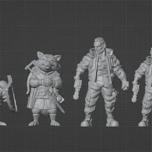 MASKED SLASHER || Horror Retro Miniature Resin Model Kit 32mm 28mm C43 image 4