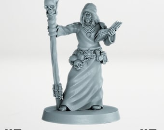 NECROMANCER: HeroQuest, Frostgrave, 3D Resin Miniature 28mm 32mm A10