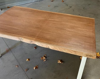 Table à manger bois exotique en une seule planche ! Intérieur et extérieur