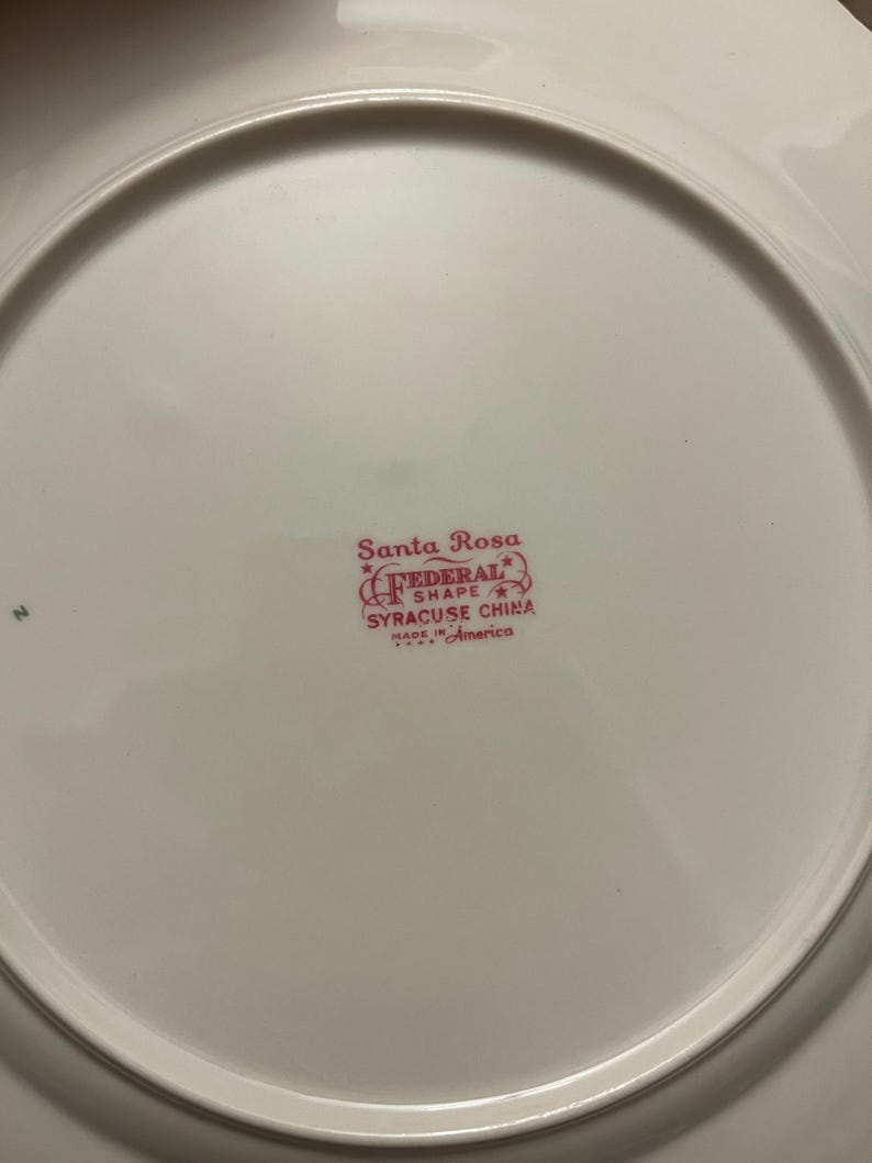 Syracuse China Santa Rosa - Etsy