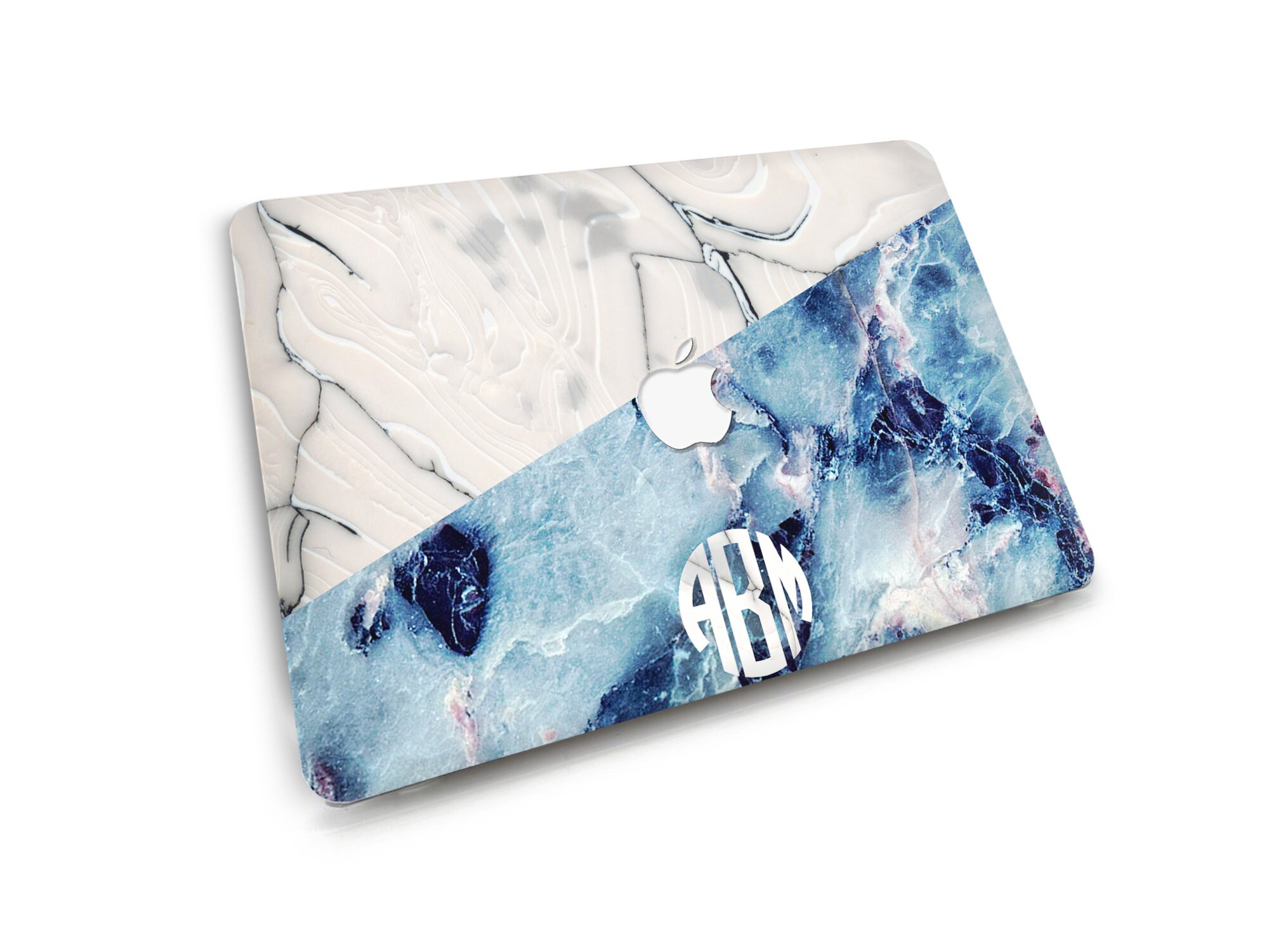 Custom Monogram MacBook Air 2020 Case Marble MacBook 15 inch Etsy