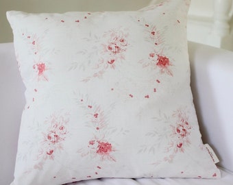 Aimée Square Cushion on Oyster Linen