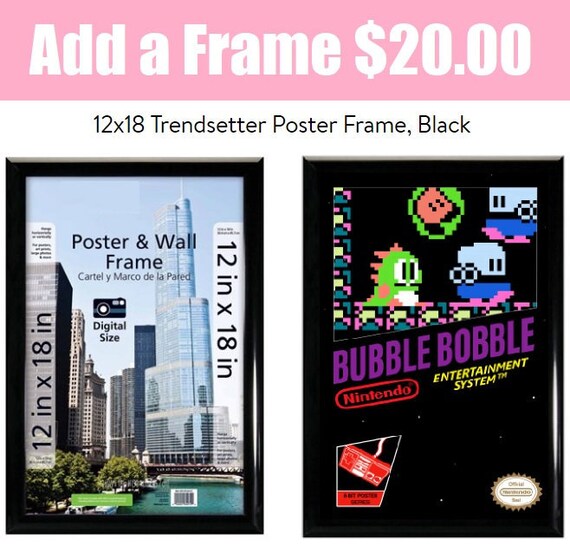 12" x 18" Trendsetter Wall Poster Picture Photo Hanging Frame Home Decor Black 
